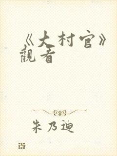 《大村官》免费观看