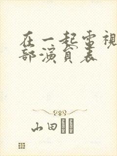 在一起电视剧全部演员表