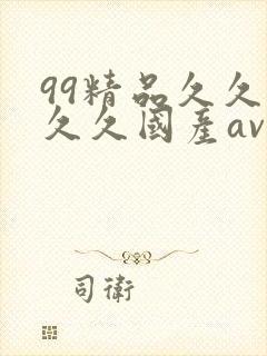 99精品久久久久久国产av蜜臀
