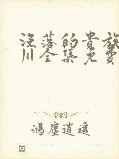 没落的贵族琉璃川全集免费观看
