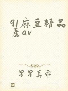 91麻豆精品国产av封面