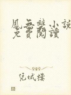 凤无双小说全文免费阅读