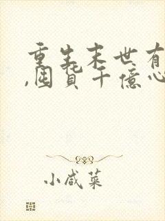 重生末世有空间,囤货千亿心不慌全文版