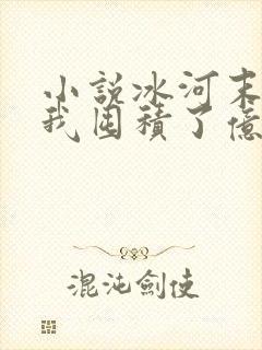 小说冰河末世:我囤积了亿亿万物资大结局