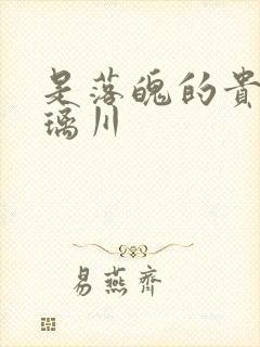 是落魄的贵族琉璃川封面