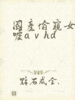 国产偷窥女厕嘘嘘aⅴhd