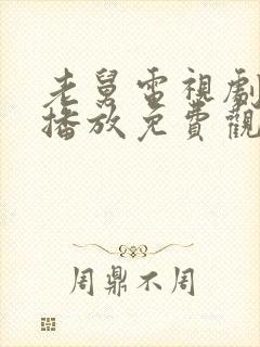 老舅电视剧在线播放免费观看全集