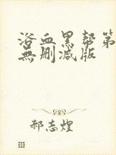 浴血黑帮第二季无删减版