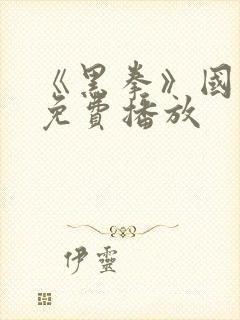 《黑拳》国语版免费播放封面