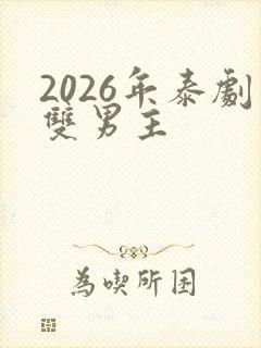 2026年泰剧双男主