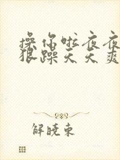 操你啦夜夜操狠狠躁天天爽