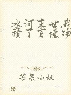 冰河末世,我囤积了百亿物资