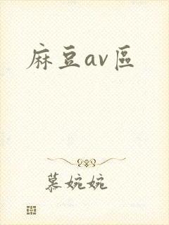 麻豆av区