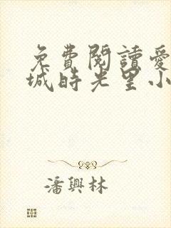 免费阅读爱在倾城时光里小说