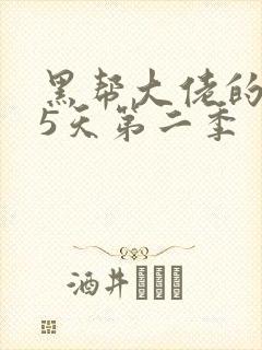 黑帮大佬的365天第二季