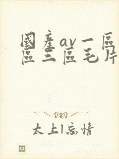 国产av一区二区三区毛片封面