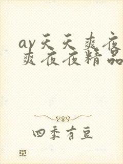 av天天爽夜夜爽夜夜精品