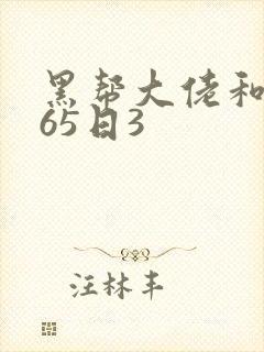 黑帮大佬和我365日3