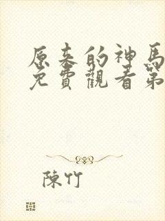 原来的神马琪琪免费观看第一集封面