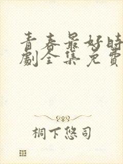 青春最好时电视剧全集免费观看封面