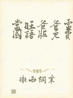当旺爸爸电视剧国语版免费观看