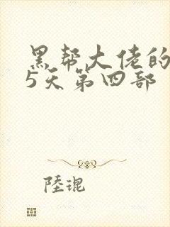 黑帮大佬的365天第四部