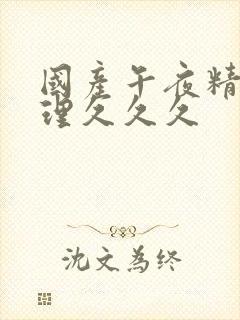 国产午夜精品伦理久久久