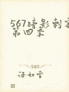 567暗影刺客第四季封面