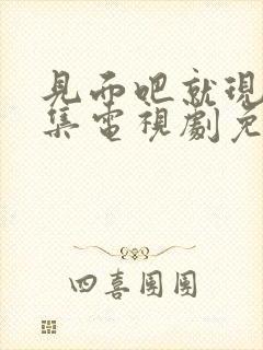 见面吧就现在全集电视剧免费观看