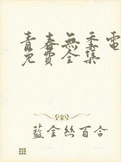 青春无季电视剧免费全集封面