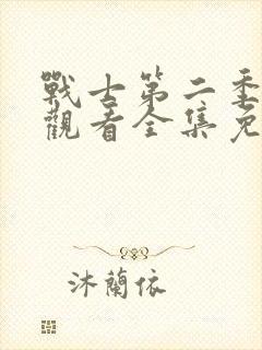 战士第二季在线观看全集免费播放