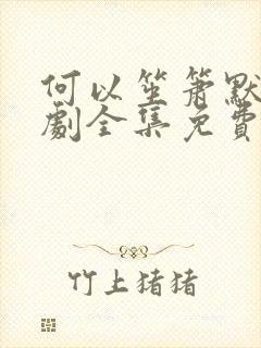 何以笙箫默电视剧全集免费高清在线观看