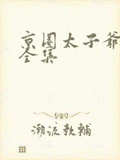 京圈太子爷短剧全集