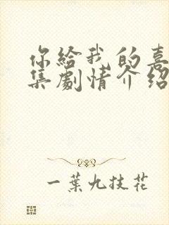 你给我的喜欢分集剧情介绍