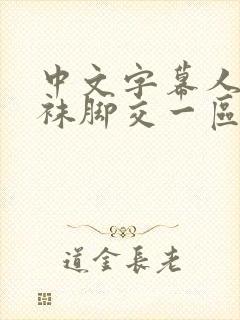 中文字幕人妻丝袜脚交一区三区