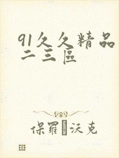 91久久精品一二三区封面