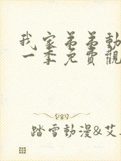 我家弟弟动漫第一季免费观看全集高清