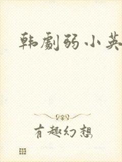 韩剧弱小英雄2