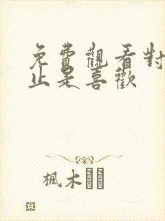 免费观看对你不止是喜欢