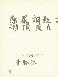 憋尿 调教 高潮 顶 爽 h