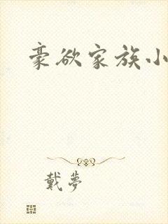 豪欲家族小说
