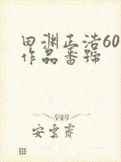 田渊正浩60部作品番号