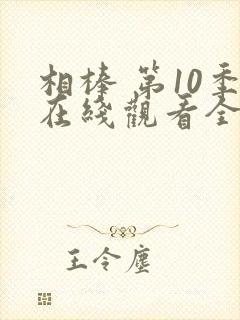 相棒 第10季在线观看全集免费播放