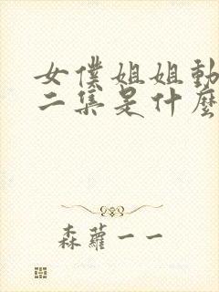 女仆姐姐动漫第二集是什么封面