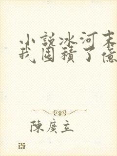 小说冰河末世:我囤积了亿亿万物资完整版