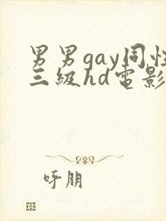 男男gay同性三级hd电影