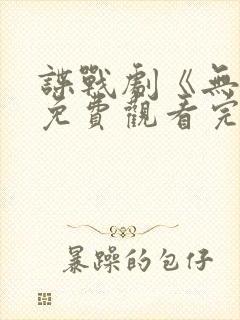 谍战剧《无间》免费观看完整版高清
