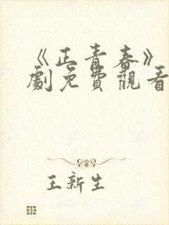 《正青春》电视剧免费观看