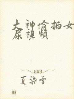 大神偷拍女人尿尿视频