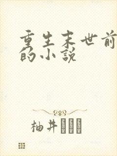 重生末世前三天的小说